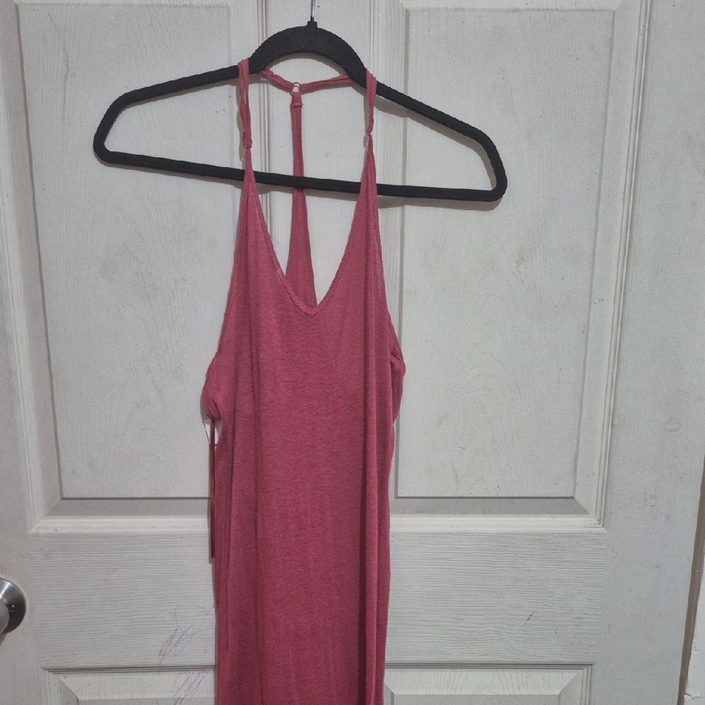 Free People Intimately Dusky Rose Racerback Maxi Dress